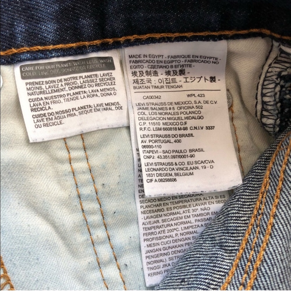 LEVI’S 505 Vintage Mom Jeans Dark Wash - Picture 7 of 7